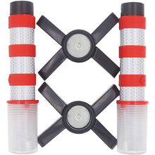 WISLIGHT LED Emergency Roadside Flares Safety Strobe Light - Road Warning Beacon Flare, Magnetic Base, Detachable Stand, Storage Case (1 Case Pack, Battery not Included)