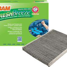 FRAM Fresh Breeze Cabin Air Filter Replacement for Car Passenger Compartment w/Arm and Hammer Baking Soda, Easy Install, CF8644A for Select Volkswagen and Audi Vehicles , white