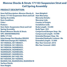 Monroe 171103 Monroe Quick-Strut Complete Strut Assembly