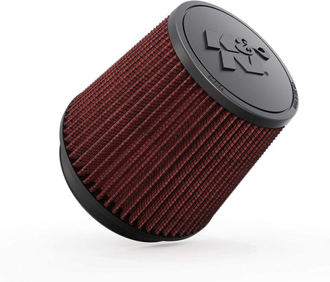K&N Universal Clamp-On Air Filter: High Performance, Premium, Washable, Replacement Filter: Flange Diameter: 6 In, Filter Height: 6 In, Flange Length: 0.625 In, Shape: Round Tapered, RC-5173