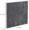 FedAuto Cabin Air Filter With Activated Carbon, Replacement For Cp285, Cf10285, Toyota, Lexus, Scion（1 Pack）