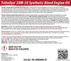 TriboDyn 20W50 Synthetic Blend Engine Oil - 12 Quart Case