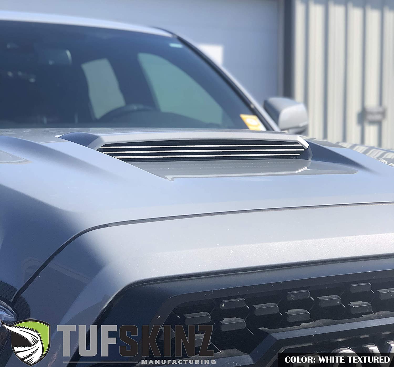 TufSkinz Inner Hood Scoop Accents - Compatible with 2016-2020 Tacoma - 3 Piece Kit (Inferno(Non-Metallic))