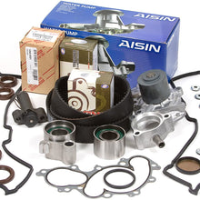 Fits 95-04 Toyota 3.4 DOHC 24V 5VZFE Timing Belt Kit w/Hydraulic Tensioner AISIN Water Pump Valve Cover Gasket