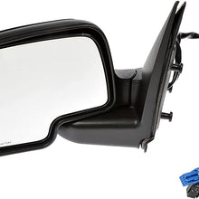 Dorman 955-675 Driver Side Power Door Mirror - Heated / Folding with Signal for Select Chevrolet / GMC Models, Black
