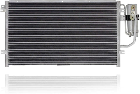 A/C Condenser - Pacific Best Inc For/Fit 3051 00-05 Saturn L-Series 4cy V6 WITH Receiver & Dryer