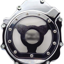 HTTMT MT049A- Engine Stator Cover See Through Compatible with Suzuki 2005 2006 2007 2008 Gsxr 1000 Chrome