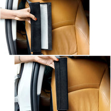 6PCS Car Seat Belt Covers Soft Faux Sheepskin Shoulder Strap Pad for Adults (Black)