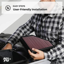 K&N Engine Air Filter: High Performance, Premium, Washable, Replacement Filter: Fits 2016-2019 BMW (750i, M550i xDrive, Alpina B7, 750i xDrive), 33-5086