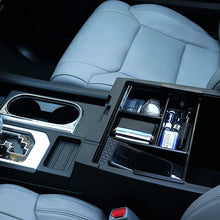 MX Auto Accessories - Center Console Organizer Compatible with The Toyota Tundra & Sequoia (2007-2019) - Made in The USA. Years (07-13) Organizer Will not fit Flush to Front Edge of Console as Shown.