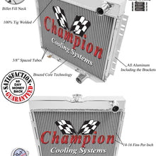 Champion Cooling, 3 Row All Aluminum Radiator for Multiple Ford Models, CC340