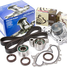 Evergreen TBK257AWPA Fits 01-08 Toyota Camry Highlander Lexus 1MZFE 3MZFE Timing Belt Kit AISIN Water Pump