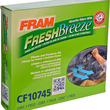 FRAM Fresh Breeze Cabin Air Filter Replacement for Car Passenger Compartment w/ Arm and Hammer Baking Soda, Easy Install, CF11182 for Select Acura and Honda Vehicles