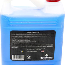 Ultra Rosso Windshield Washer Fluid - 1 Liquid Gallon Streak Free, Able to use in All Weather, No Residue
