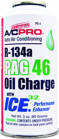 Interdynamics A/C Pro R134-a PAG 46 Oil Charge with ICE 32, 3 oz. (PC-1)
