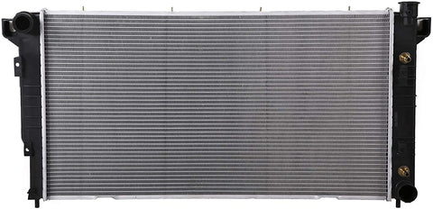 Lynol Cooling System Complete Aluminum Radiator Direct Replacement Compatible With 1994-2002 Dodge Ram 2500 3500 Pickup Truck Gas Engine V10 8.0L