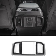 Voodonala Carbon Fiber Grain Rear Air Condition Outlet Vent Trim for Ford F150 2016 2017