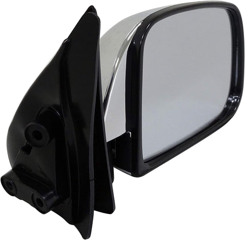 Dorman 955-210 Driver Side Manual Door Mirror - Folding for Select Toyota Models, Chrome