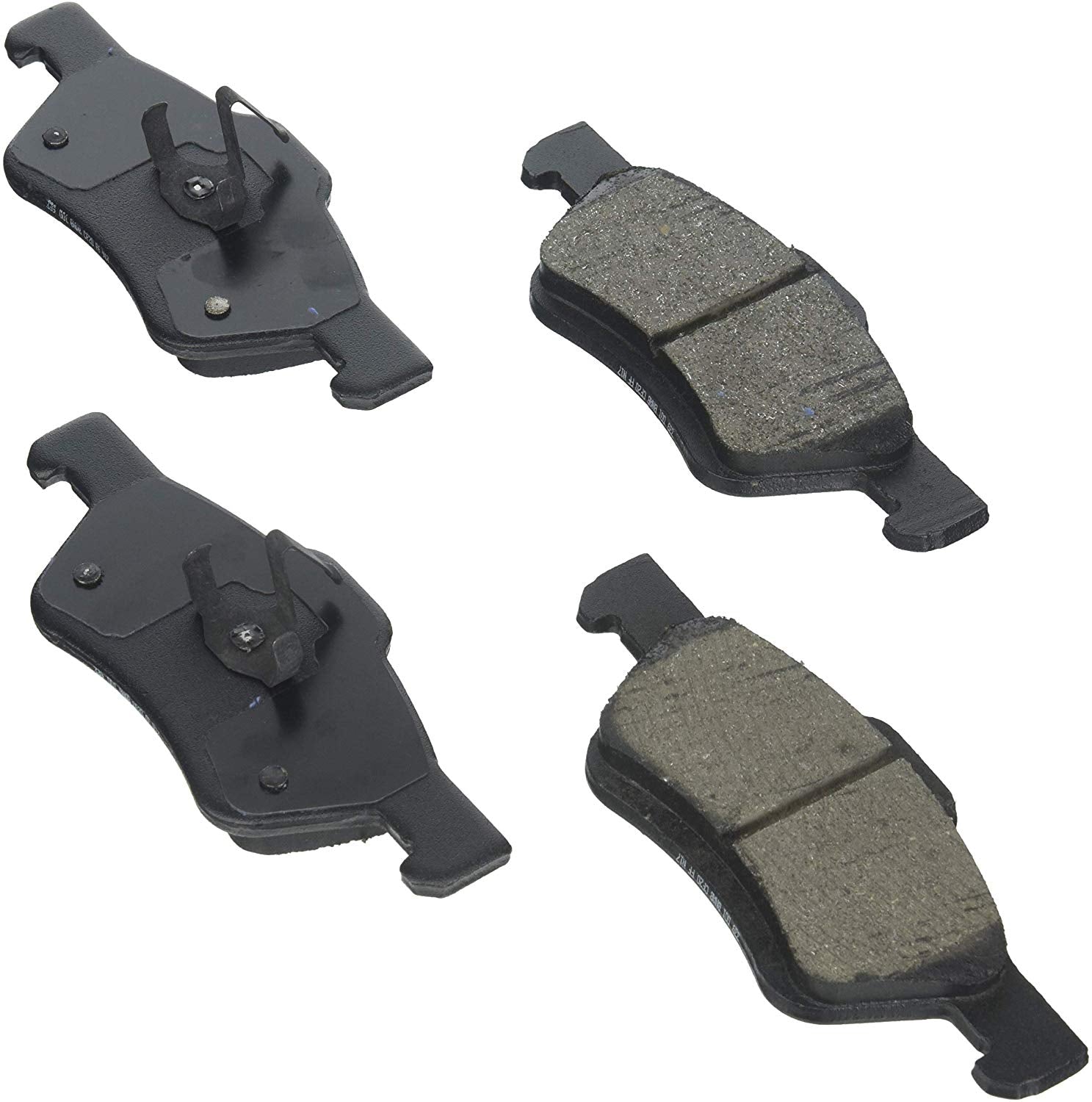 Bosch BE1047AH Blue Disc Brake Pad Set with Hardware for select 2010-12 Ford Escape and 2010-11 Mercury Mariner - FRONT