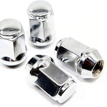 Set of 20 Veritek 12x1.5mm 1.4" 35.5mm Overall Length 3/4 19mm Hex 1 Piece Chrome Acorn Bulge Conical Seat Lug Nuts