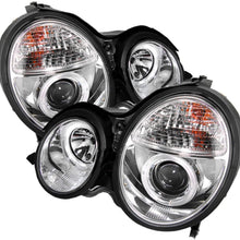 Spyder Auto PRO-YD-MBW21099-HL-C Mercedes Benz W210 E-Class Chrome Halo Projector Headlight