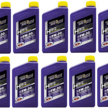 Royal Purple 31530 Case of 10 HPS 5W-30 Synthetic Motor Oil with Synerlec Additive Technology 1 Quart