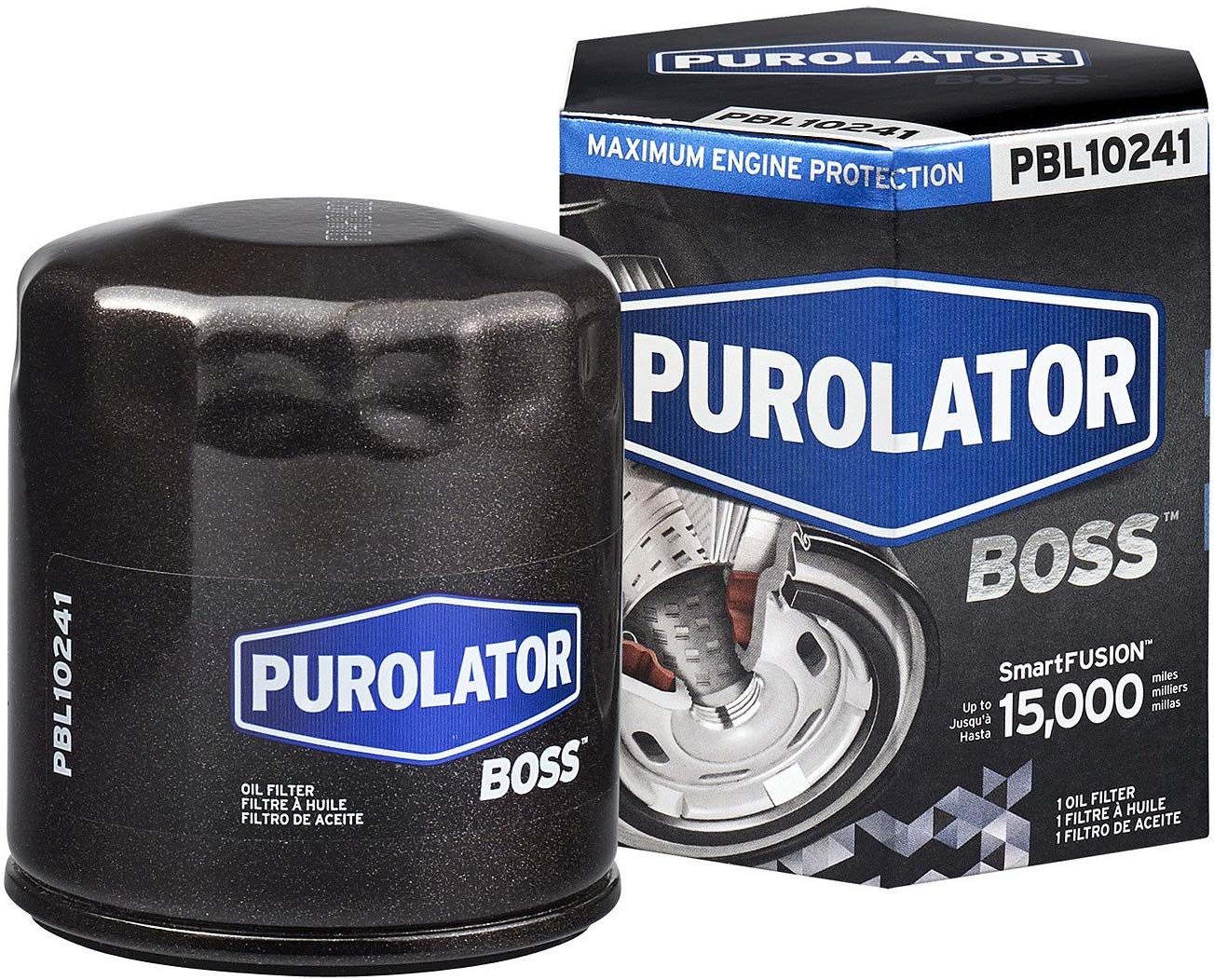 Purolator PBL10241 Black Single PurolatorBOSS Maximum Engine Protection Spin On Oil Filter