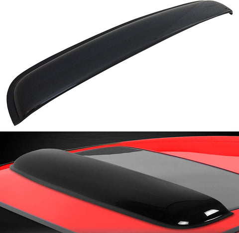 Mega Racer 35 in / 880 mm JDM Style Sun/Moon Roof Sunroof Moonroof Shade Guard Dark Smoke Tint Rain Vent Wind Deflector Auto Visor