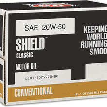 Phillips 66 1074868-12 PK Blend Motor (Shield Choice Synthetic Oil 20W50-1 Quart), 32. Fluid_Ounces, 12 Pack
