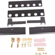 ECOTRIC Safety Rack Mounting Kit Compatible with 2007-2016 Silverado Sierra Headache Rack