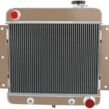 OzCoolingParts 4 Row Core All Aluminum Radiator for 1962-1967 63 64 65 66 Chevy II, Nova Inline w/ V8 Conversion