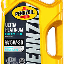 Pennzoil Ultra Platinum Full Synthetic 5W-30 Motor Oil (5-Quart, Case of 3)