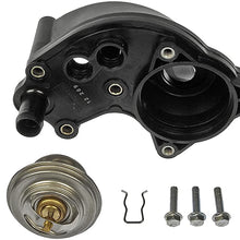 Dorman 902-860 Engine Coolant Thermostat Housing Assembly for Select Ford/Mercury Models, Black