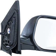 Dependable Direct Right Passenger Side Black Heated Manual Folding Power Operated Door Mirror for Toyota Corolla (2009 2010 2011 2012 2013) - Part Link #: TO1321247