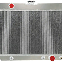 CoolingSky 4 Row All Aluminum Engine Radiator for 1963-1968 Chevy Bel Air, Impala Chevelle Biscayne Caprice丨More GM Cars