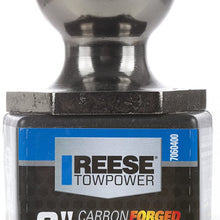Reese Towpower 7060400 2" Black Nickel Carbon Forged Interlock Hitch Ball