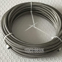 WHWEI AN3 3AN Double Stainless Steel Braided PTFE Lined Brake Hose Line Car Motorcycle Hydraulic Brake Fuel Line Hose 10M