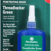 Permatex 29000 Penetrating Grade Threadlocker Green, 6 ml