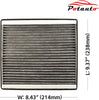 POTAUTO MAP 1016C (CF10562) Activated Carbon Car Cabin Air Filter Compatible Aftermarket Replacement Part