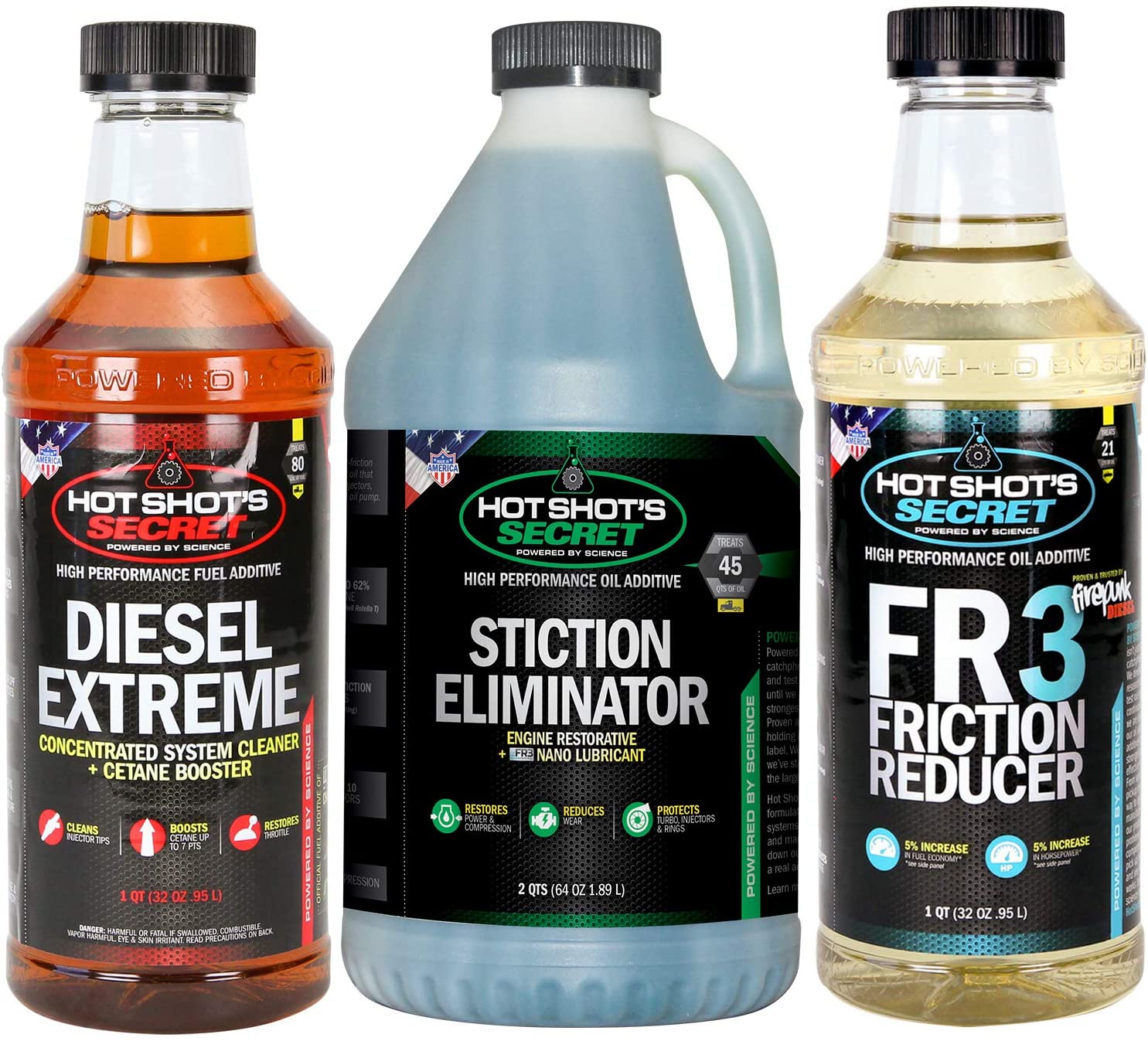 Hot Shot's Secret TRIO Diesel Oil and Fuel Additive - 128 fl. oz.