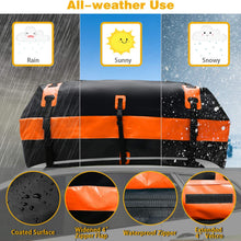 Taygeer Rooftop Cargo Carrier, 21 Cubic Feet Soft-Shell Waterproof Roof Top Luggage Carrier Roofbag for All Cars (Side Rails/Cross Bars/No Rack) with Storage Bag and Protective Mat