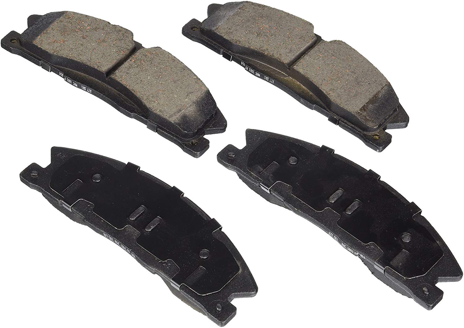 Bosch BE1611H Blue Disc Brake Pad Set with Hardware for Select Ford Explorer, Flex, Taurus and Lincoln MKS, MKT Vehicles - FRONT