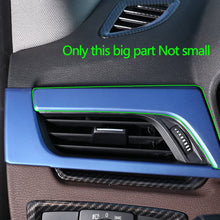 METYOUCAR Left Drive ABS Plastic Car Interior Center Console Protection Panel Cover Trim For BMW X1 F48 2016-2018 (blue)