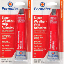 Permatex 80638 Super Weatherstrip Adhesive, 2 oz. (2)