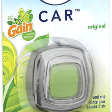 Febreze Car Air Freshener, Car Vent Clip and Odor Eliminator, Gain Original Scent, 8 Count