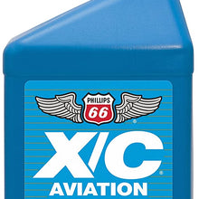 Phillips 66 1045457 X/C Aviation Oil 20W50-1 Quart, 32. Fluid_Ounces
