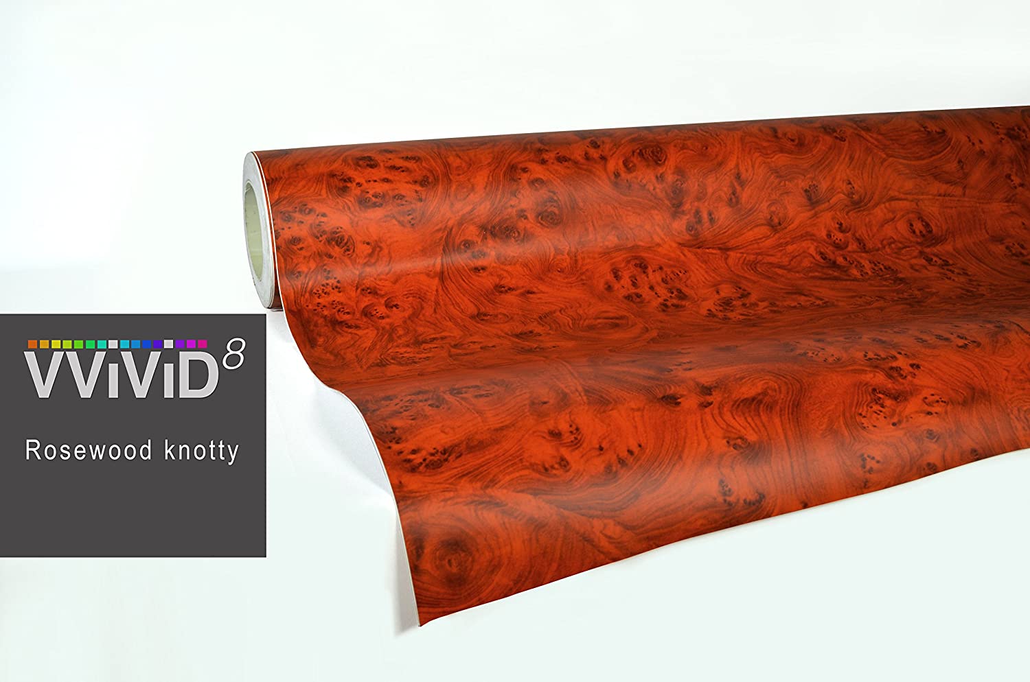 VViViD Knotty Rose Wood Grain Architectural Vinyl Wrap Roll (1.49ft x 48 Inch)