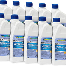 RAVENOL J4D2022-2-10 HTC Coolant Antifreeze Hot Climate Premix MB 325.0 (G11) (1.5L, Case of 10)