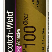 3M Scotch-Weld Epoxy Adhesive, Clear, 1.69-Ounce