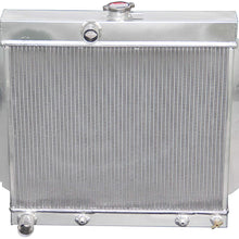 ZC1635 New 3 Rows All Aluminum Radiator Fit 1968-74 Dodge Chrysler Mopar Cars Most Engine